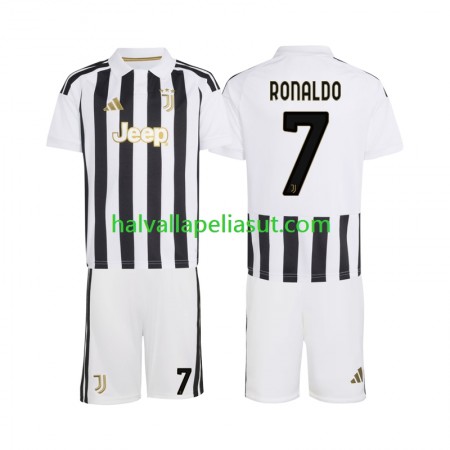Jalkapallo Pelipaidat/Peliasut Juventus Cristiano Ronaldo 7 Lasten Kotipaita 2026-2027 Lyhythihainen